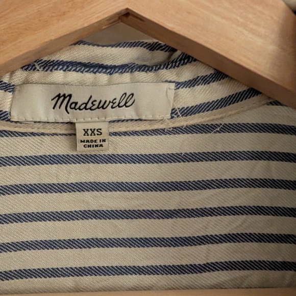 Madewell courier top in blue stripe - Picture 4 of 4